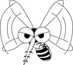 紫外線に反応する虫